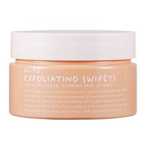 Go-To BNIB Single Use Natural Solution Lactic Acid Exfoliating Swipeys EXP 2022
